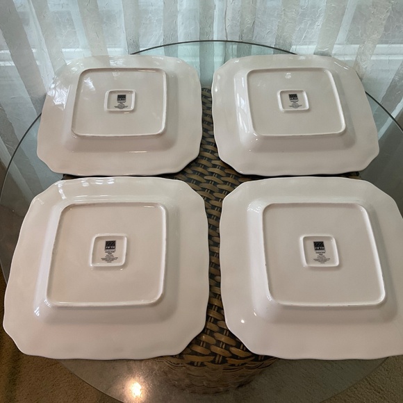 222 FIFTH Christmas Argyle Scotty Scottish Terrier Dog Dinner Plates Platter - 4 - Picture 5 of 7